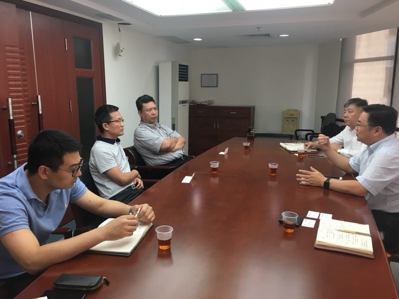 潘建军董事长、何文锡常务副总裁拜访广东省商务厅外贸服务处